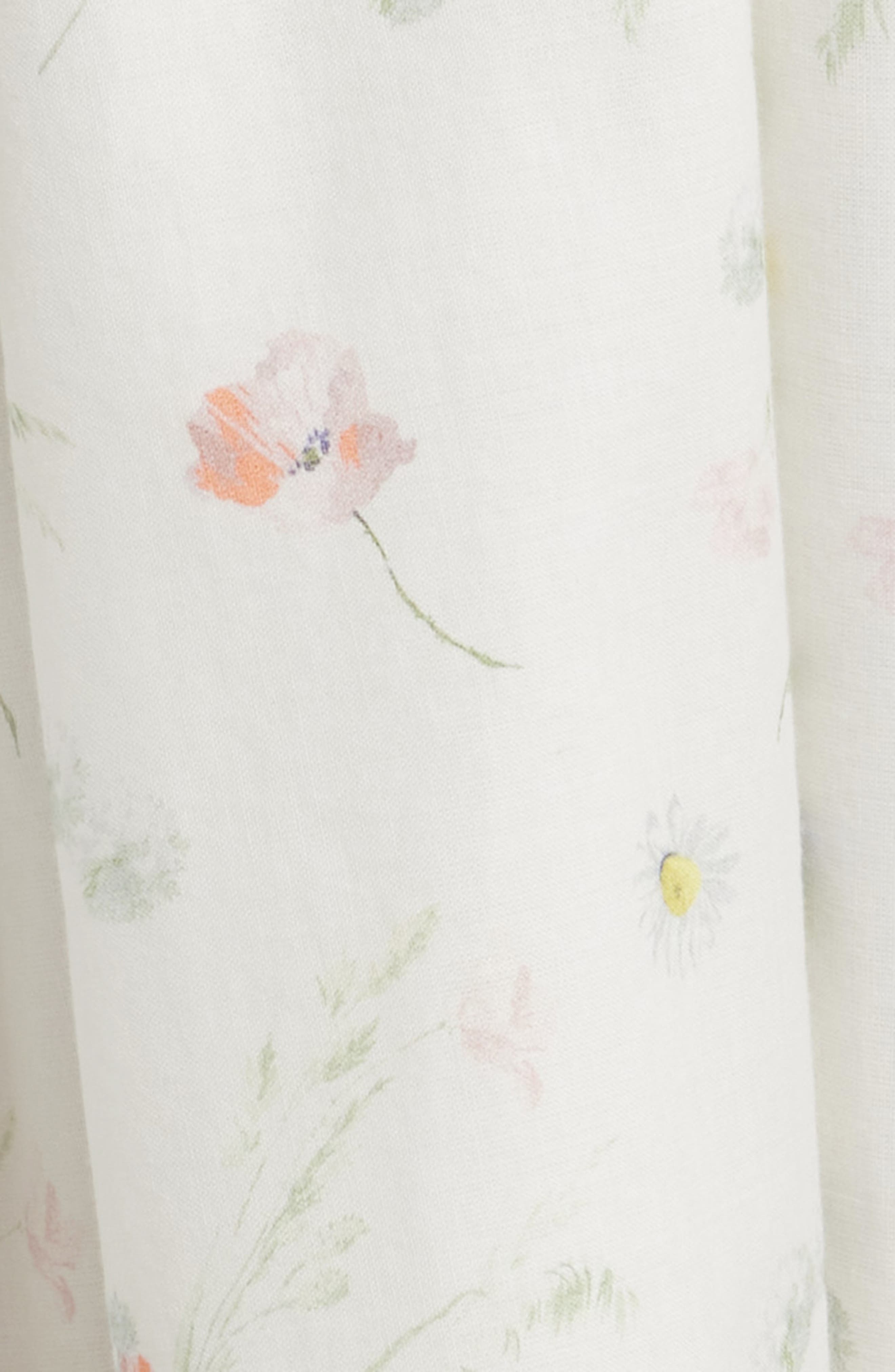 DÔEN Quinley Floral Organic Cotton Midi Dress in Painted Bouquet at Nordstrom - 6