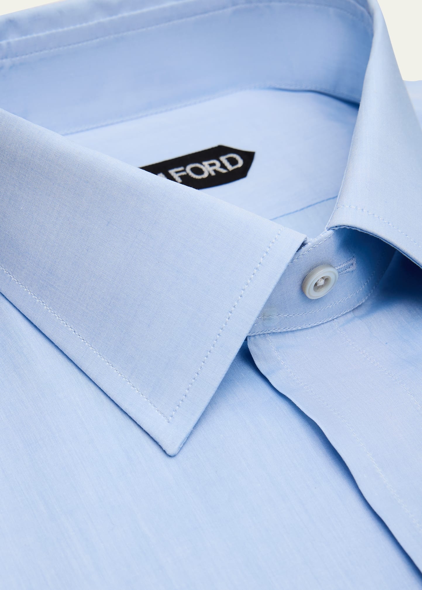 Men's Cotton Chambray Slim-Fit Dress Shirt - 2