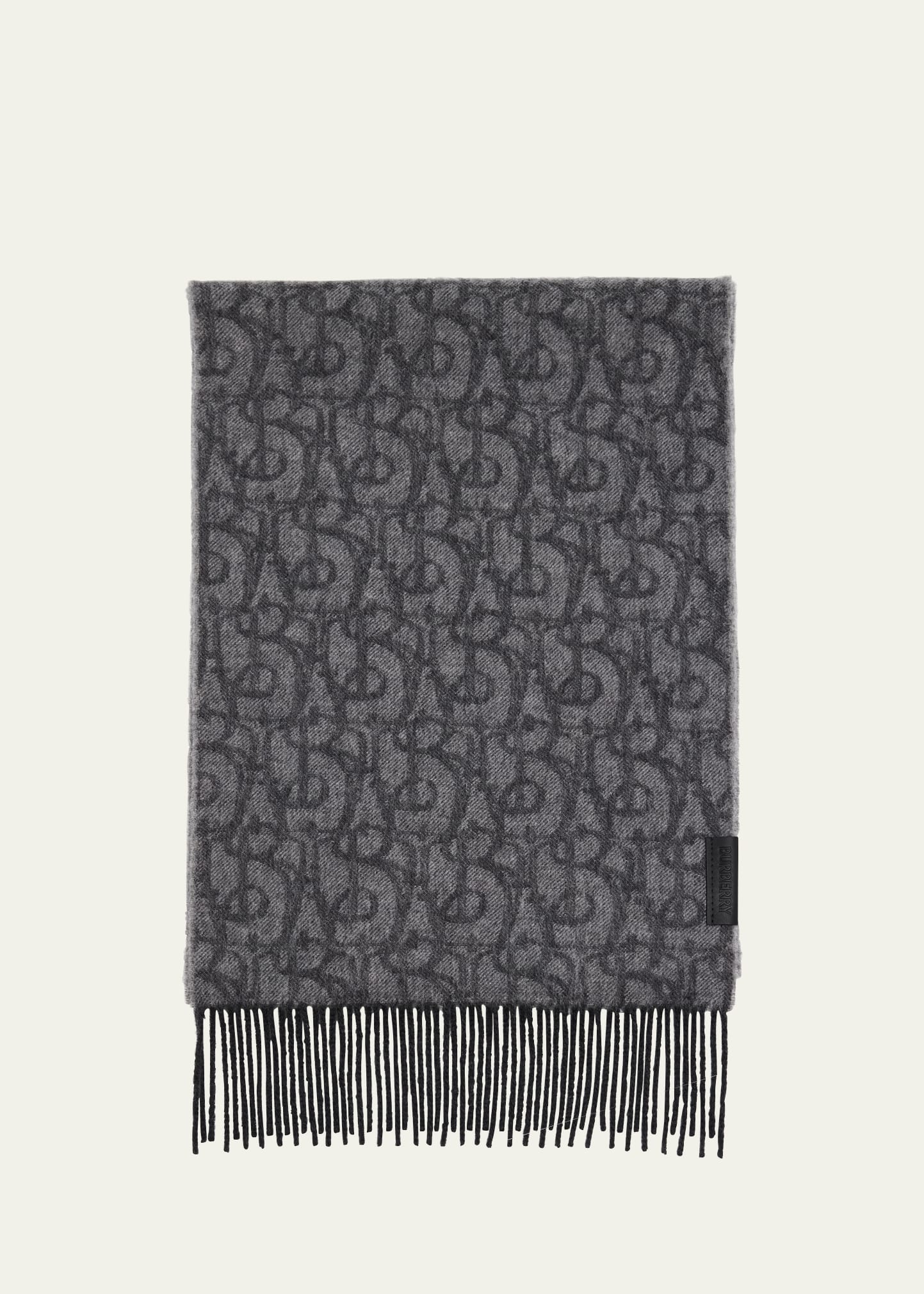 Men's B Charm Cashmere Scarf - 1