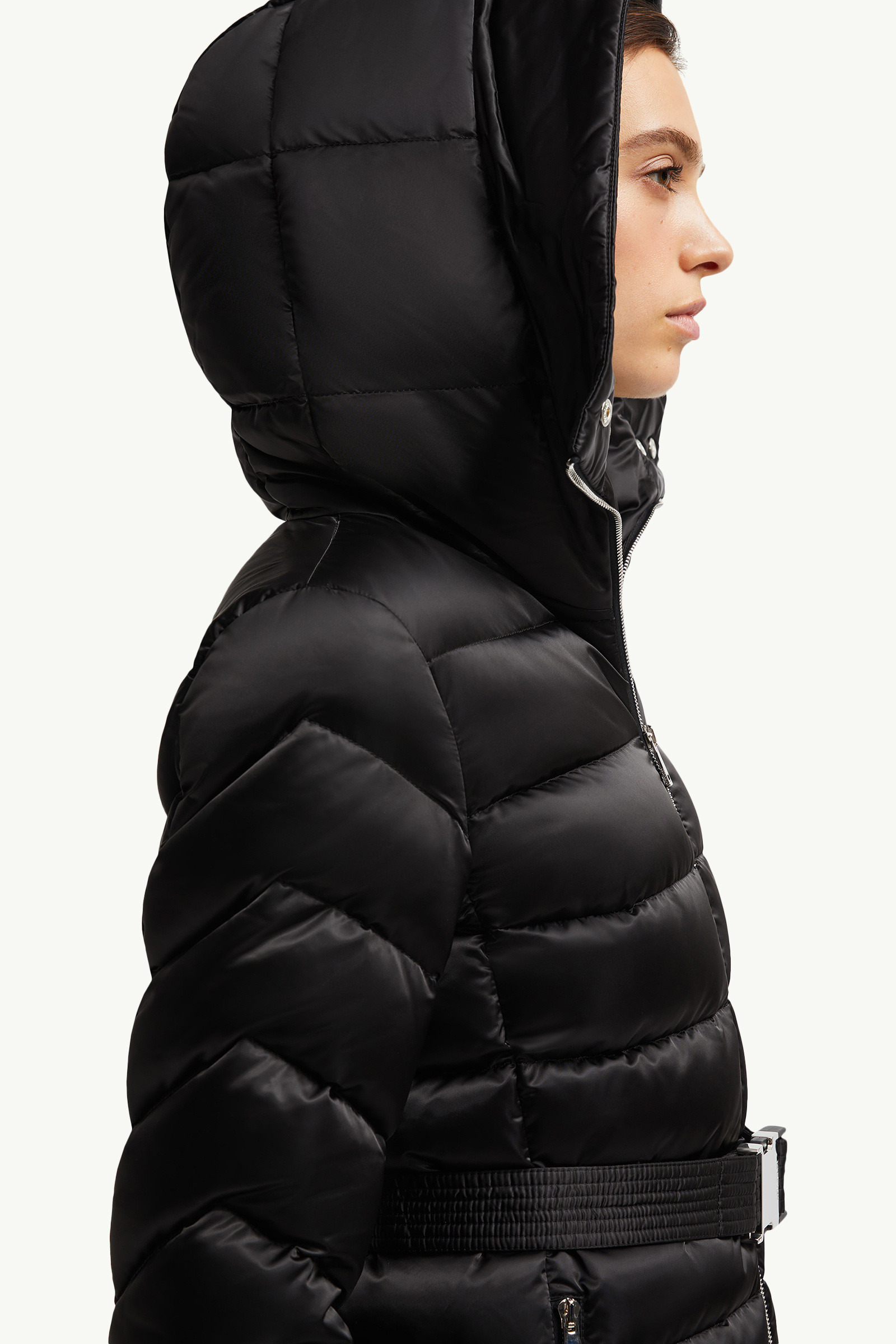 Cupidone Hooded Shearling-Trimmed Short Down Jacket - 7