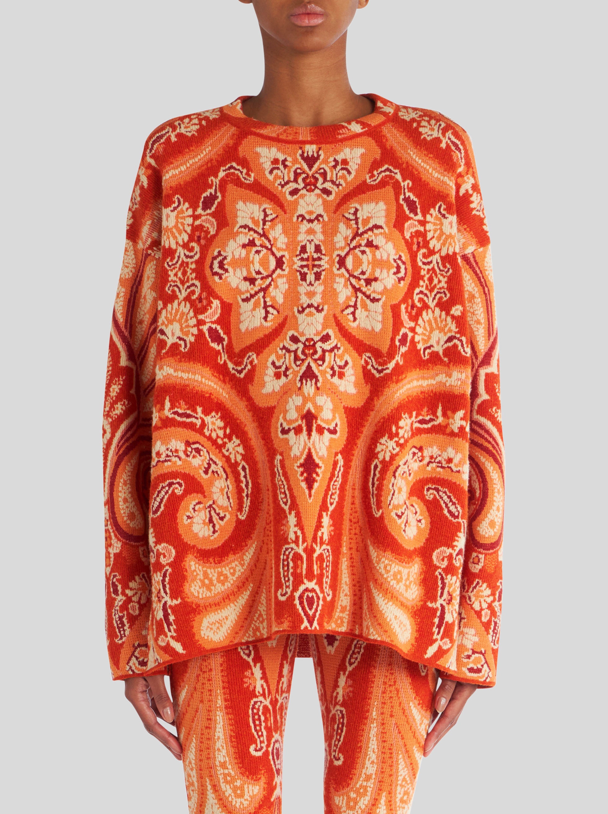 PAISLEY PATTERN JACQUARD JUMPER - 3