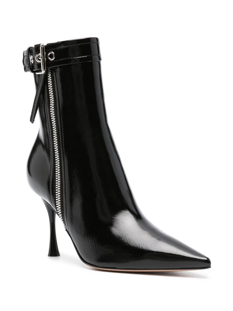 Gianvito Rossi 95mm leather ankle boots outlook