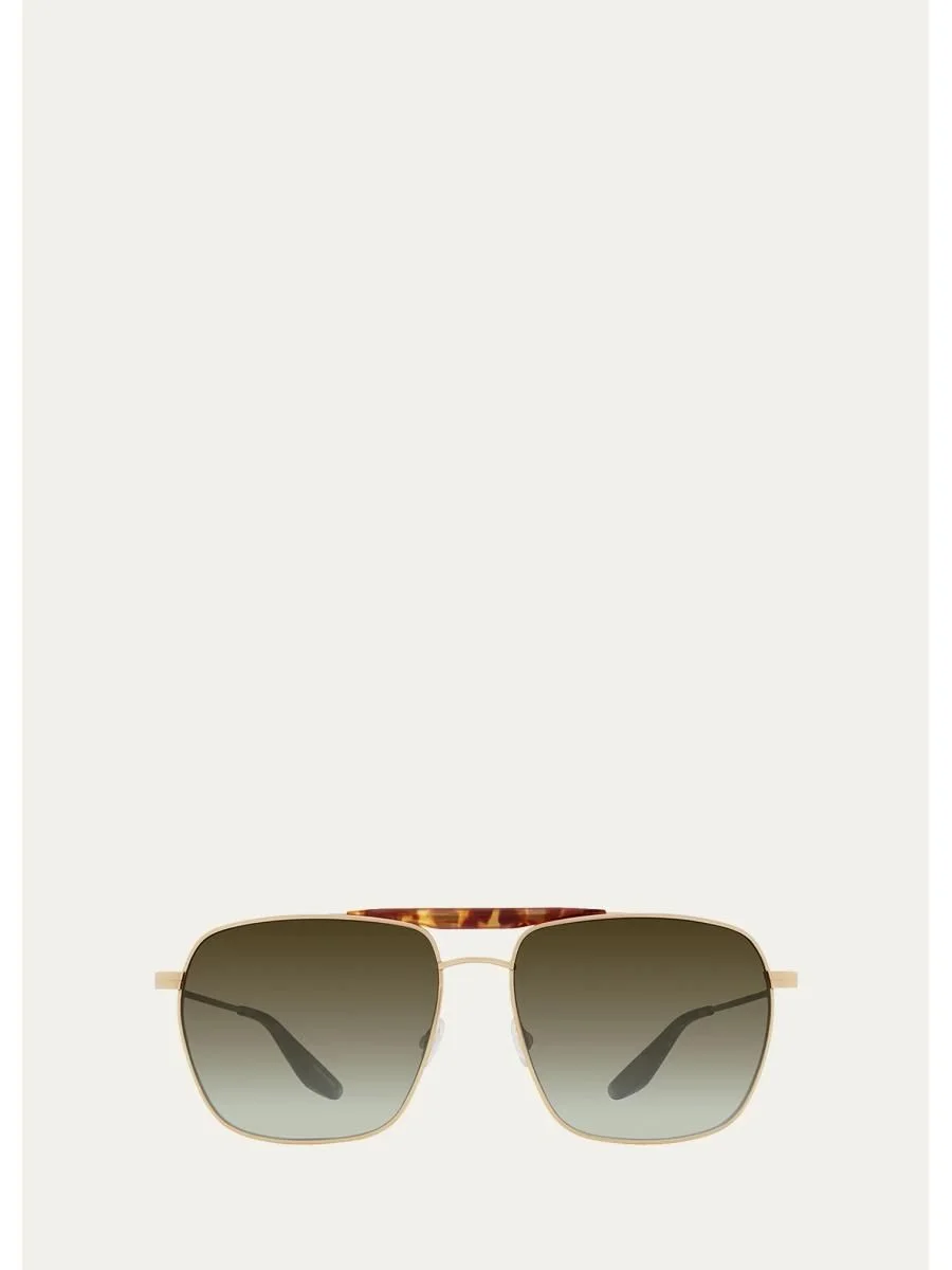 Men's Bhanot Titanium Aviator Sunglasses - 1