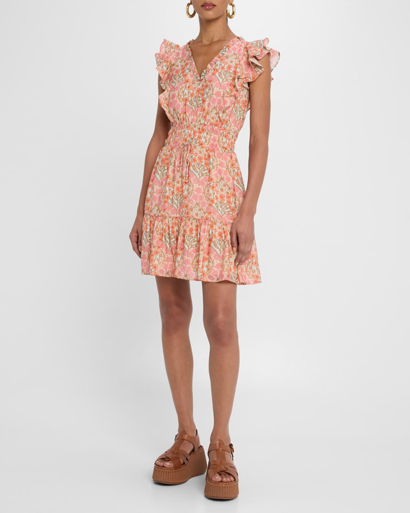 PAIGE Muriel Floral Mini Dress outlook