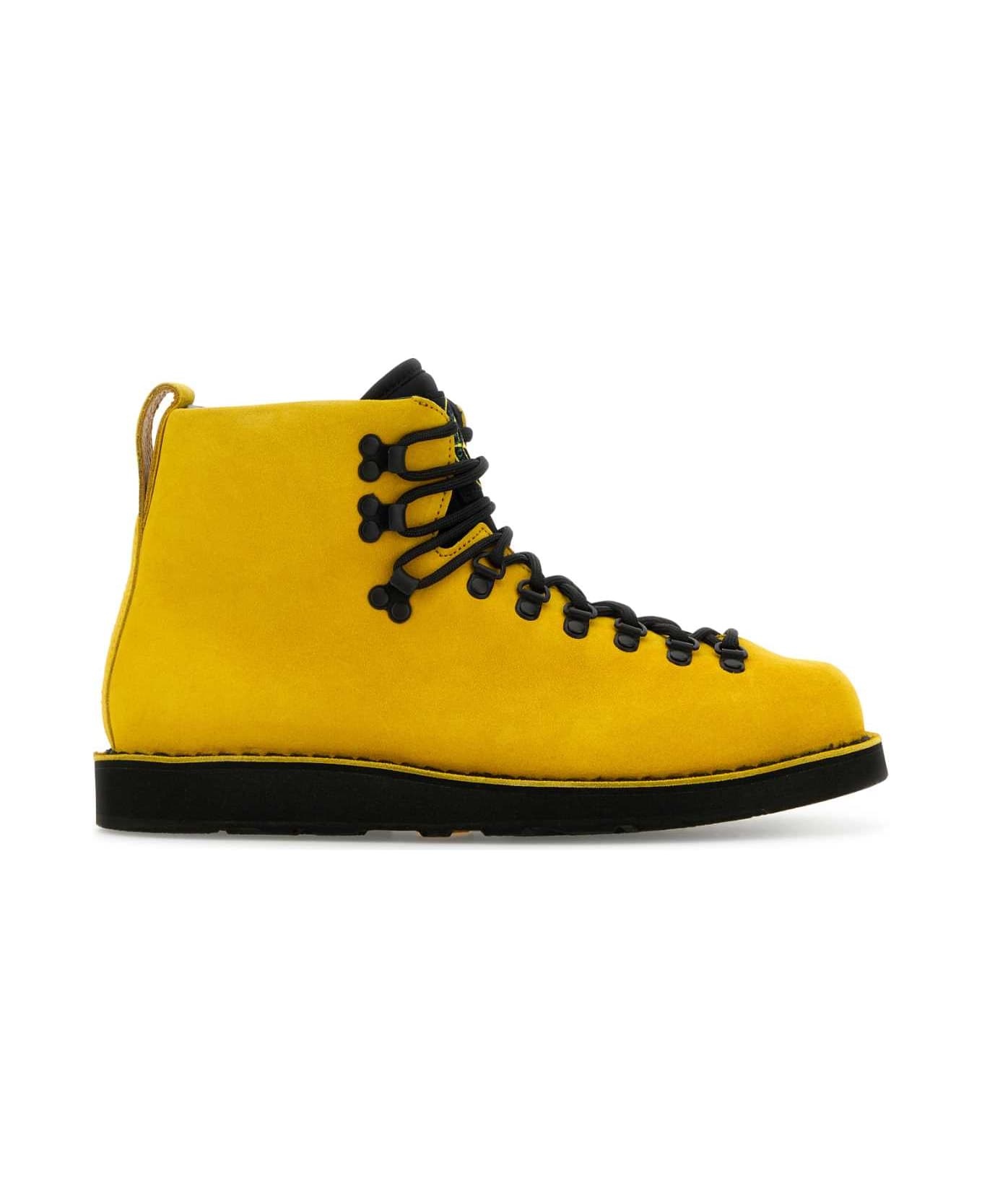 Yellow Leather S0204 Nabuk Sneakers - 1