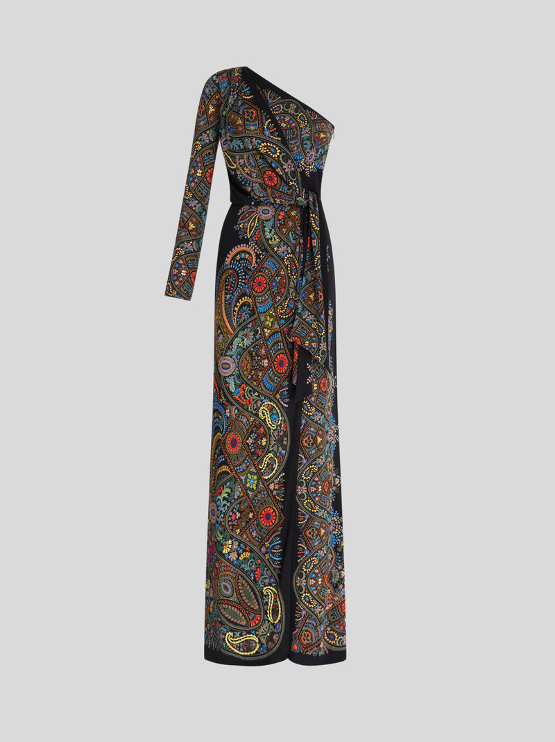 etro one shoulder dress Etro One-Shoulder Dress