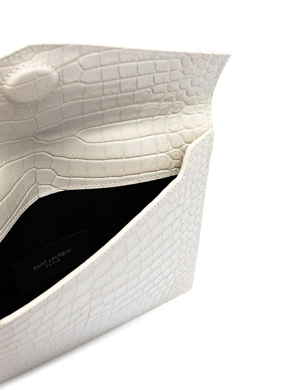 baby Uptown crocodile-effect clutch bag - 5