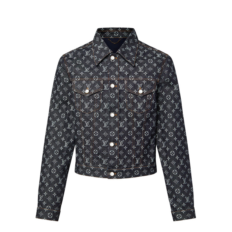Monogram Jacquard Denim Jacket - 1