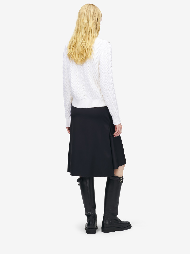 Crystal Embroidery Cable Knit Jumper 5