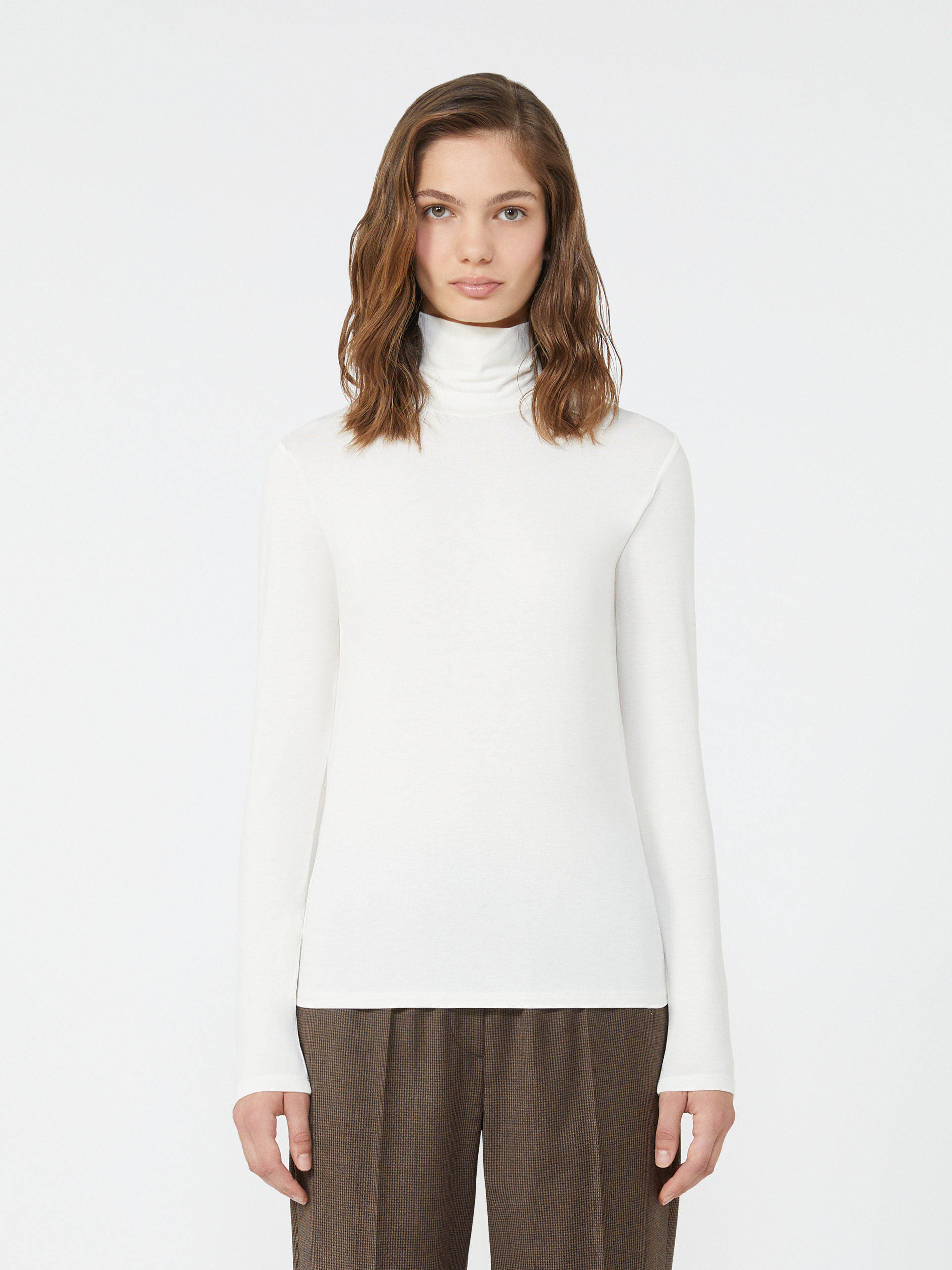 MULTIF Stretch viscose turtleneck - 3