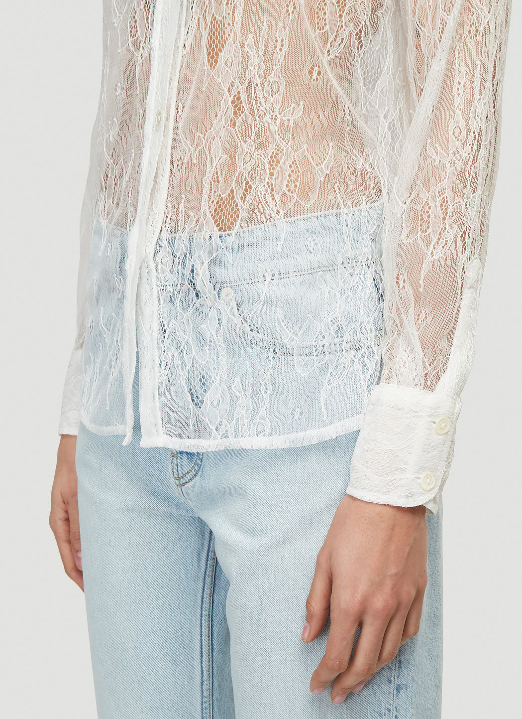 Our Legacy Women 70’S Line Lace Shirt - 5