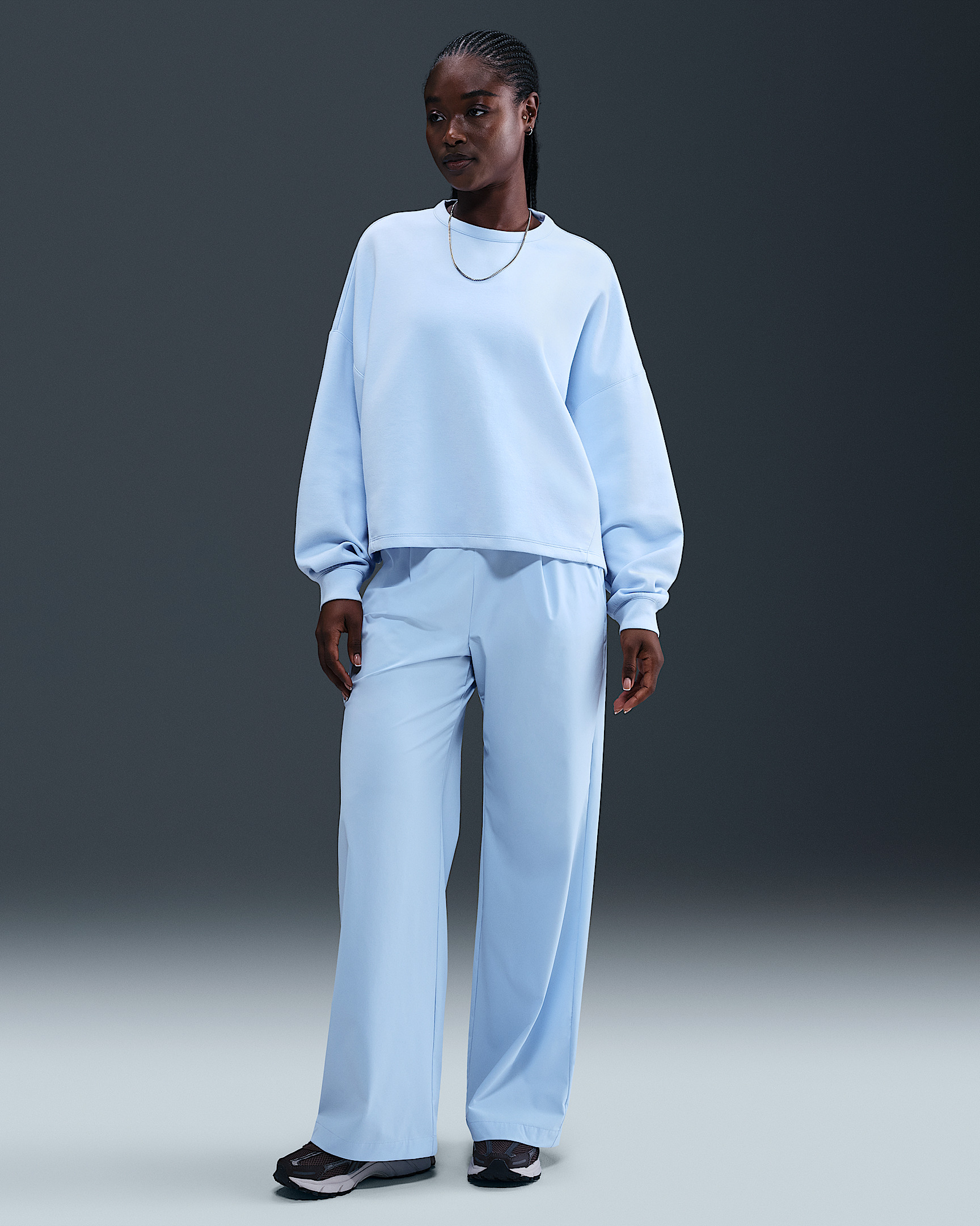 Nike 24.7 ImpossiblySoft Women's Dri-FIT Oversized Crew-Neck Top - 4