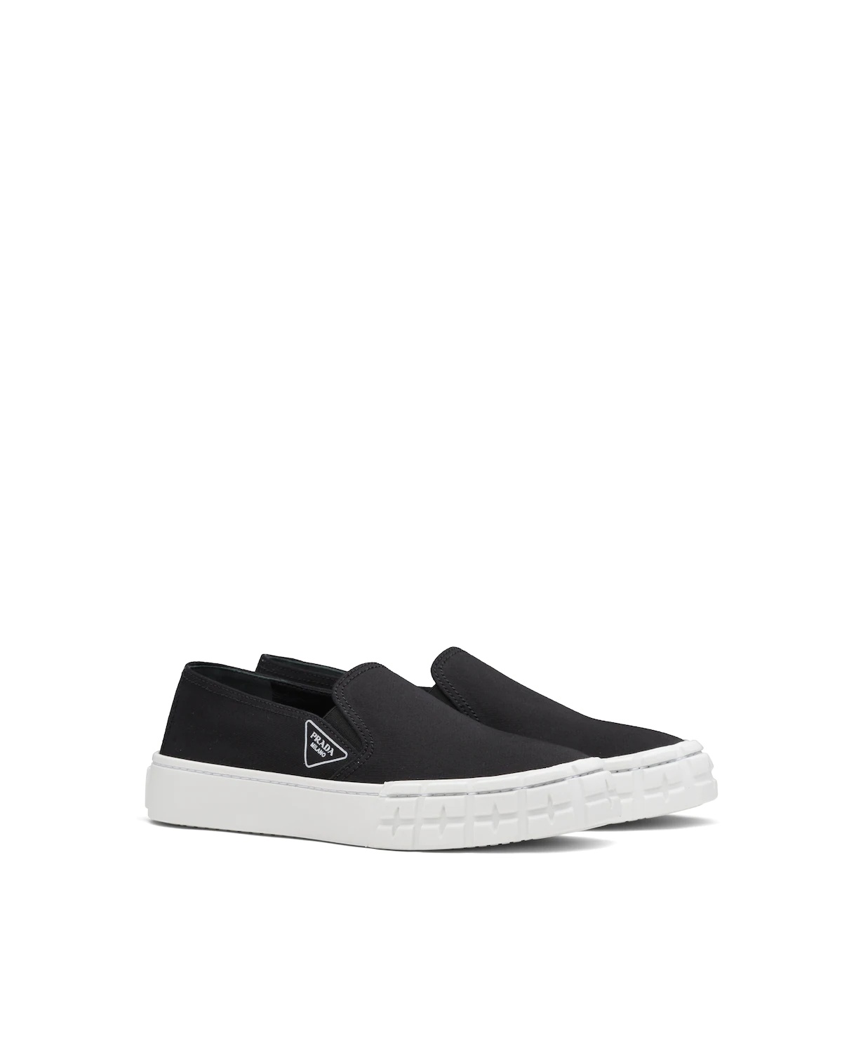 Cotton gabardine Wheel slip-ons - 1