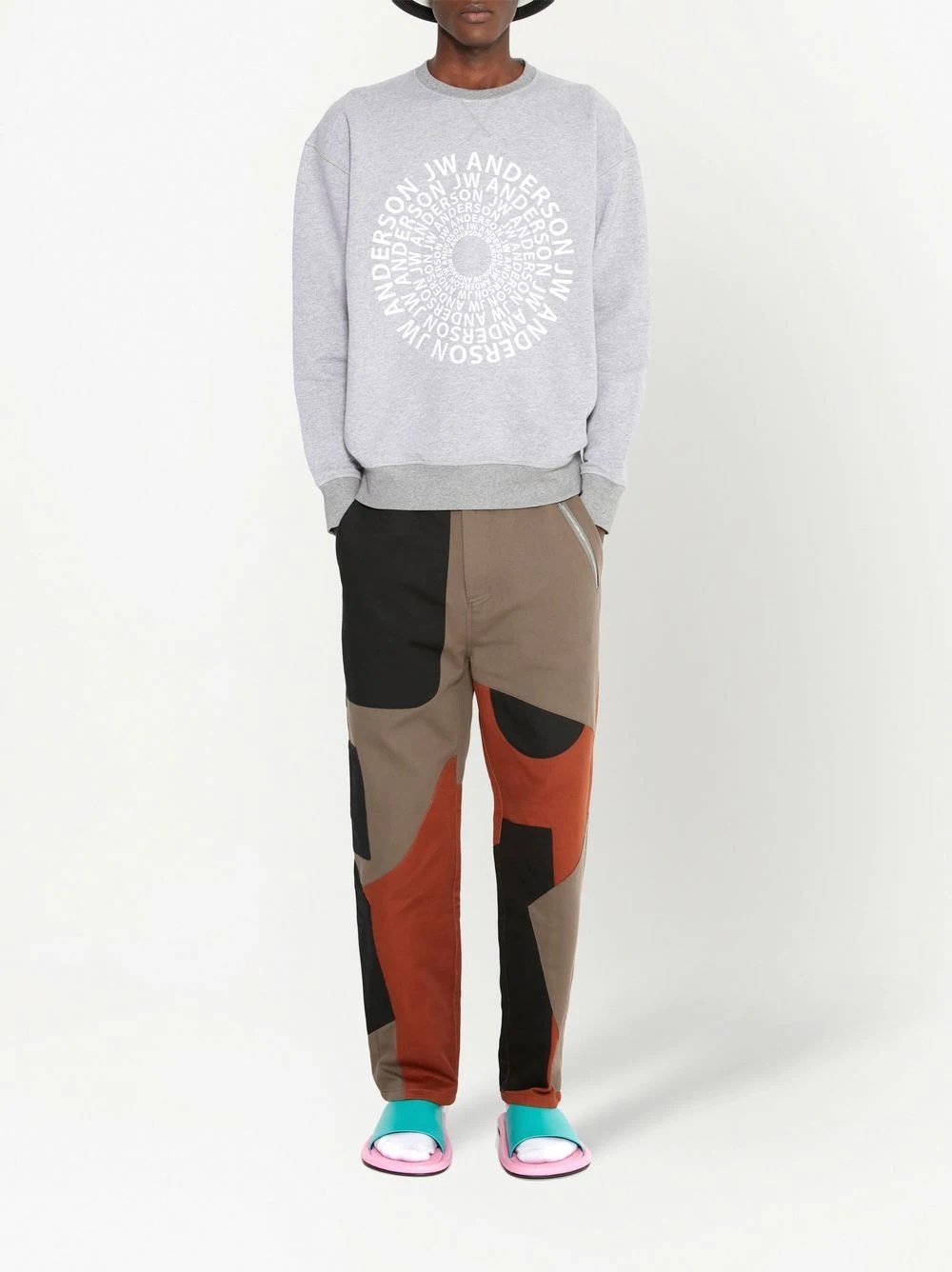 Swirl logo-embroidered sweatshirt - 3