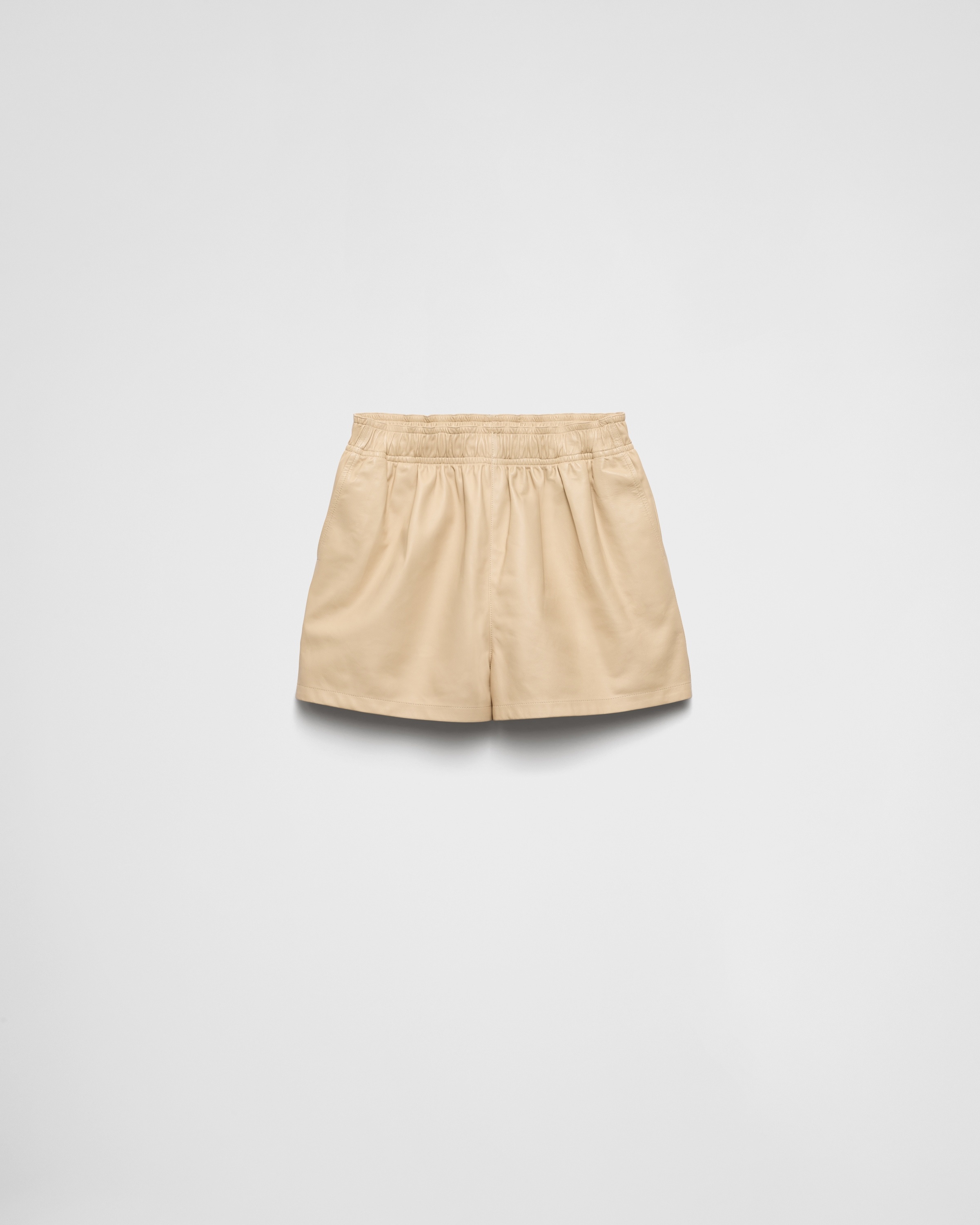 Nappa leather shorts - 1