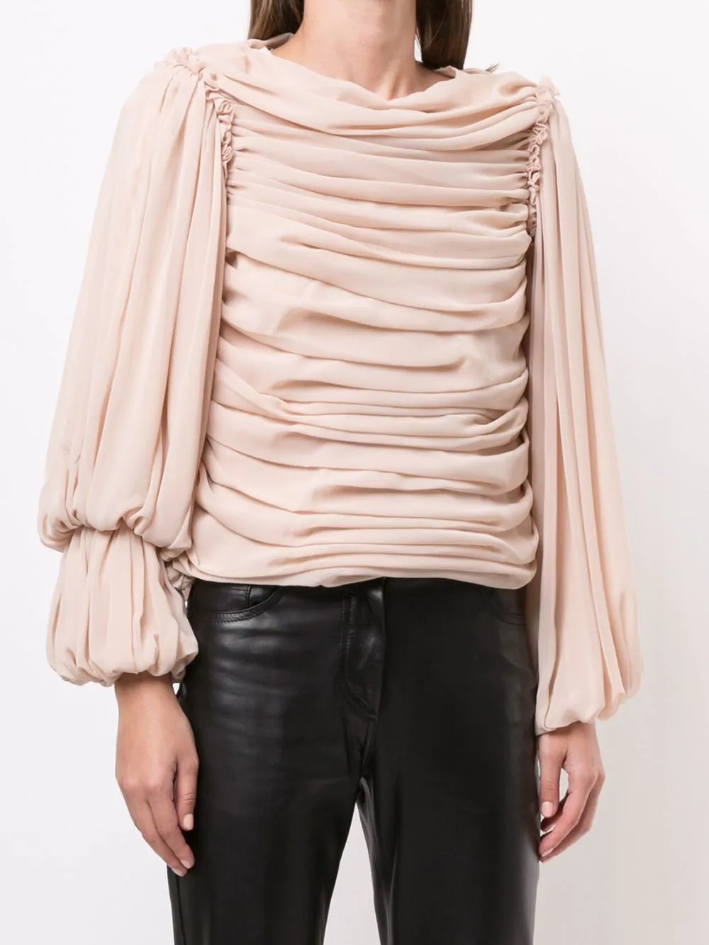 ruched detail blouse - 3