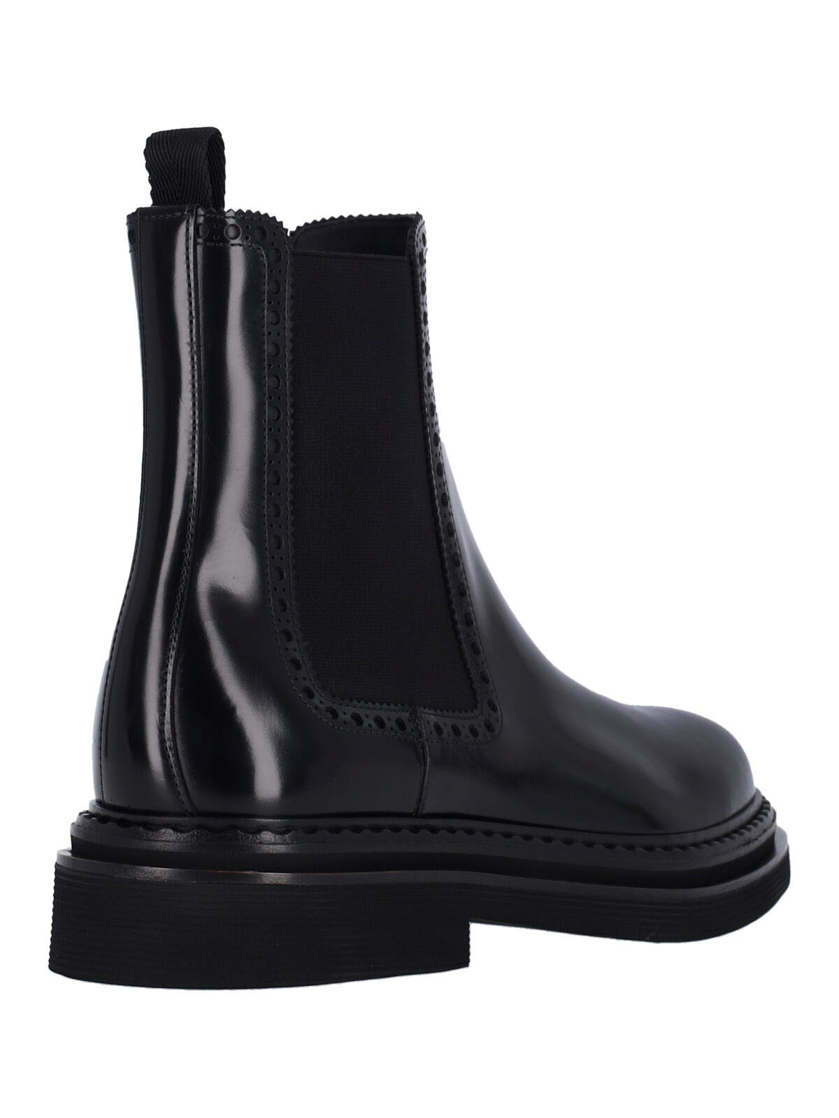 CALF LEATHER CHEALSE BOOTS - 4