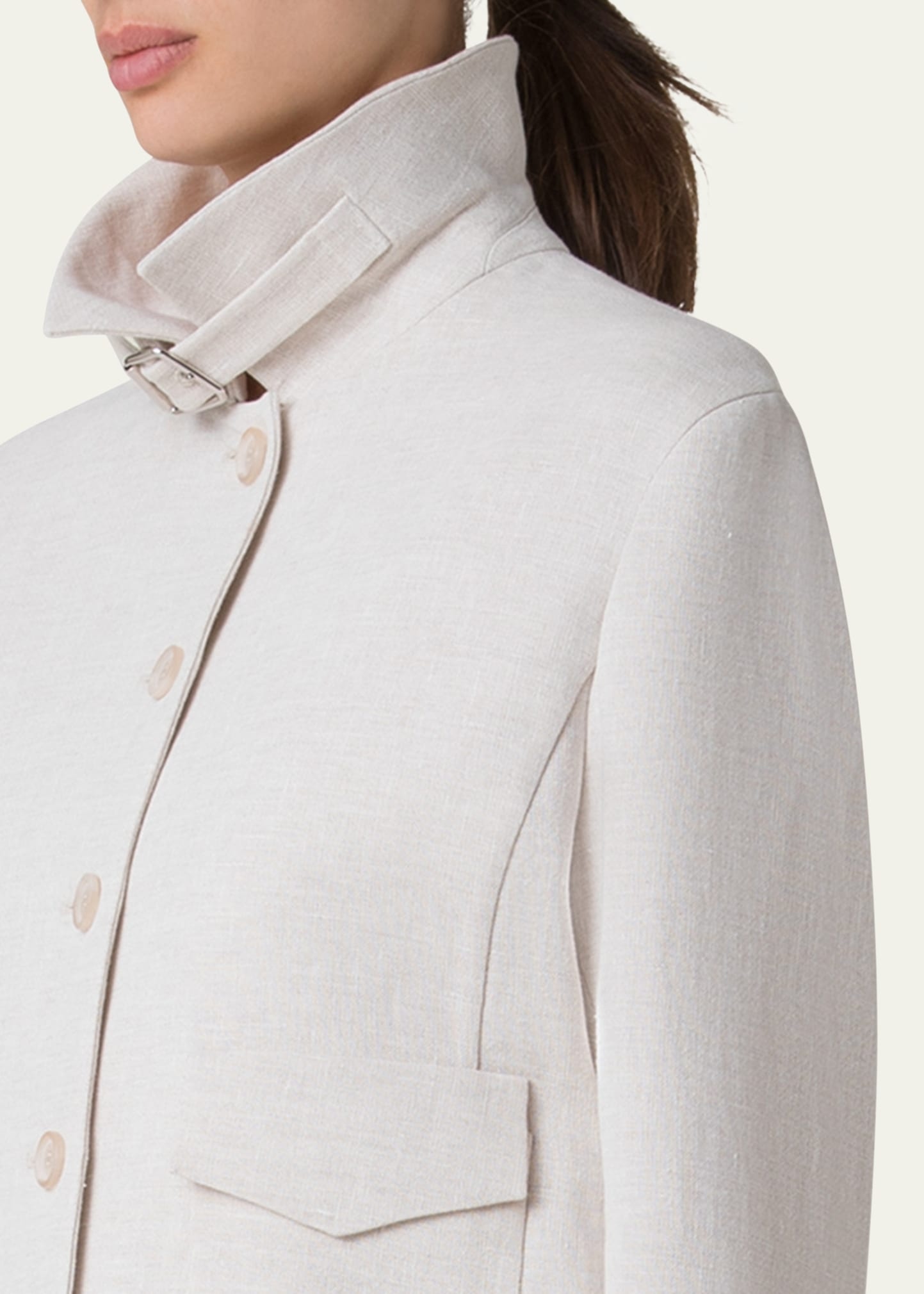 Peer Twisted Linen Double-Face Jacket - 5