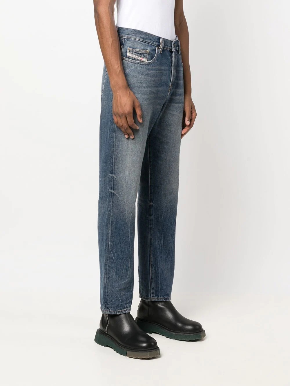 D-Viker low-rise straight-leg jeans - 3