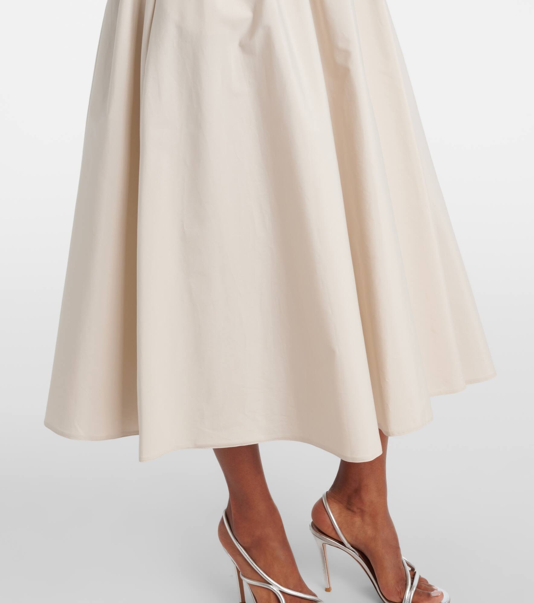Terry cotton poplin midi dress - 6