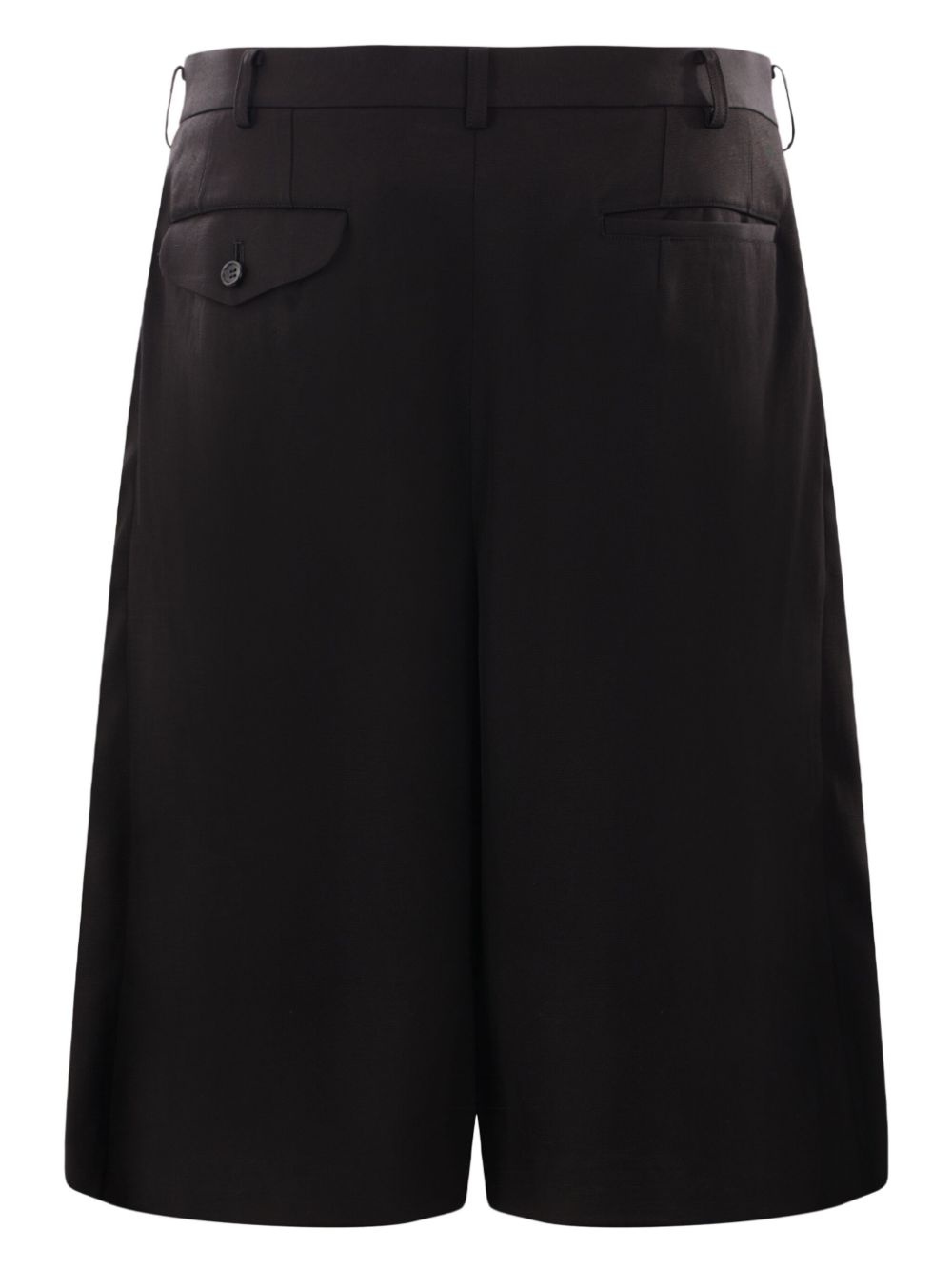 layered tailored shorts - 2