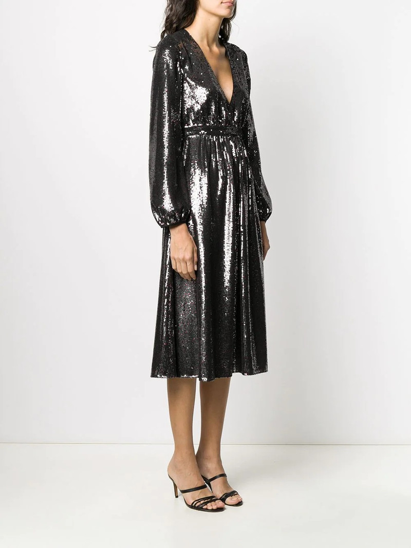 sequin detail midi dress 3