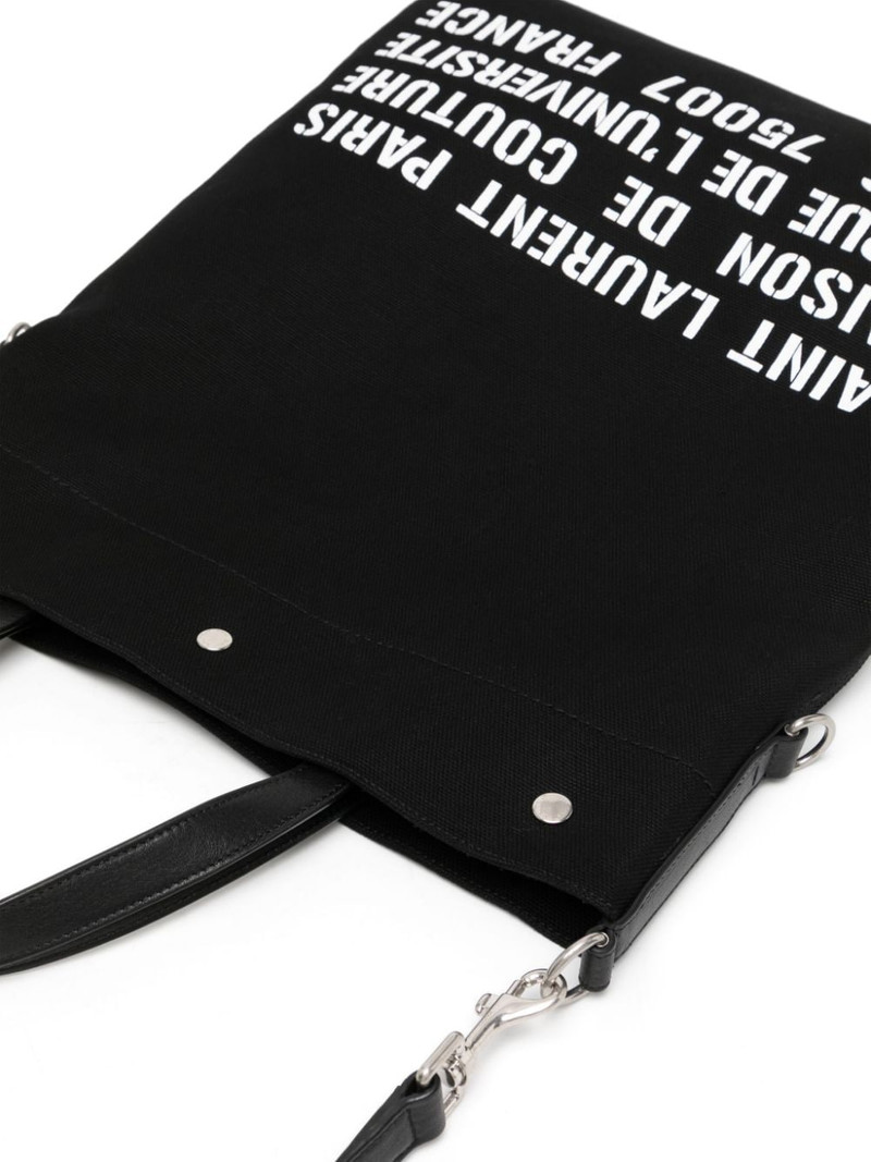 North/South canvas tote bag 4