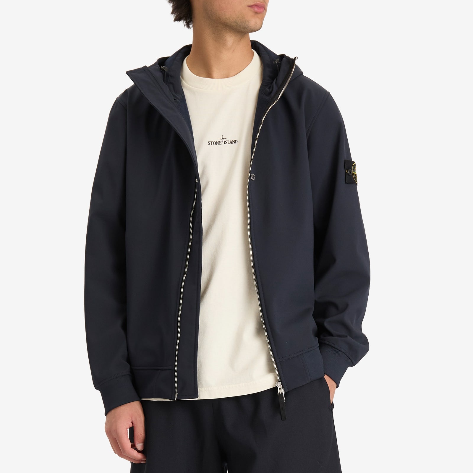 Stone Island Soft Shell-R Hooded Jacket - 2