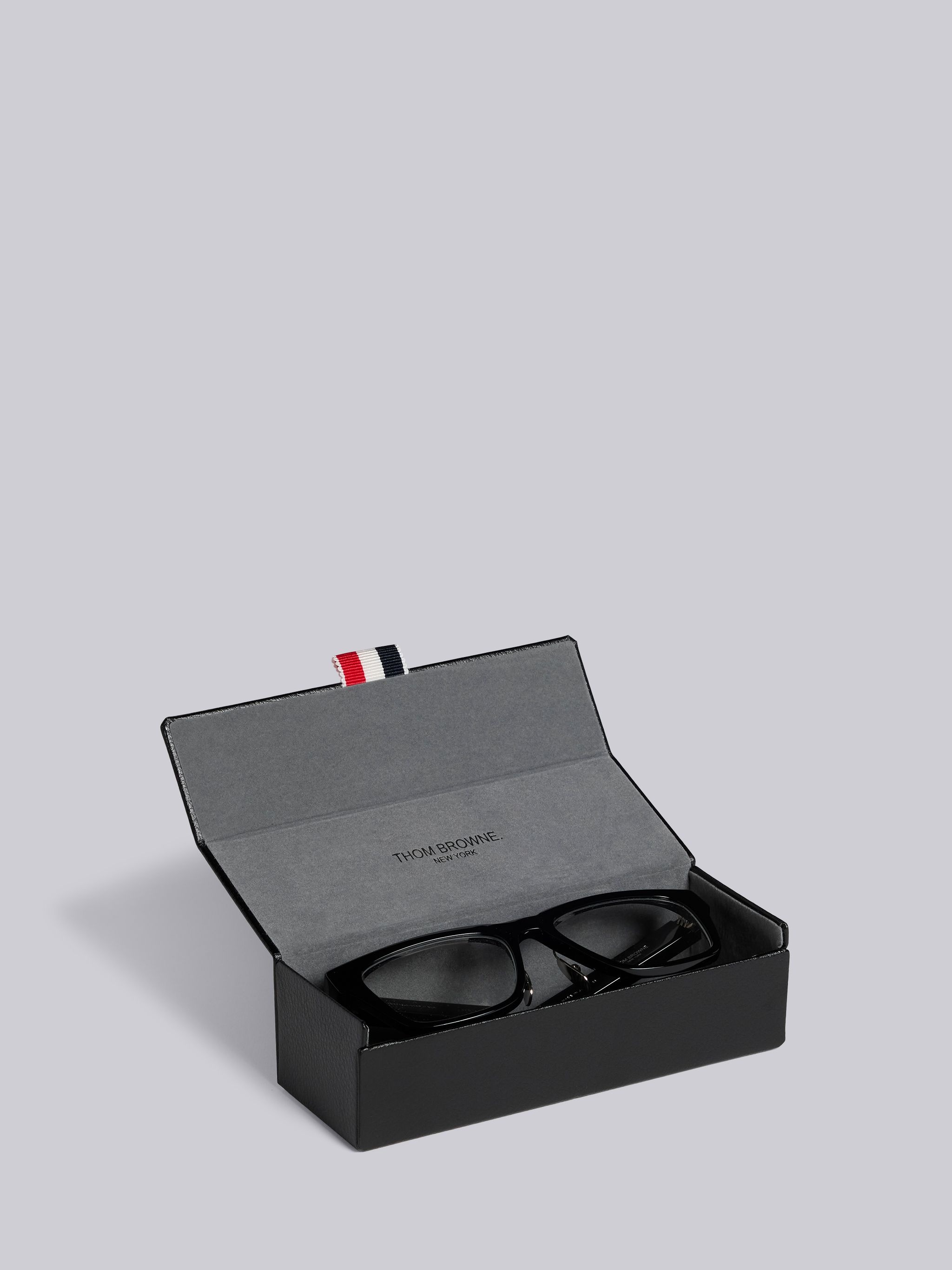 TB715 - Black Wide Fit Square Glasses - 5