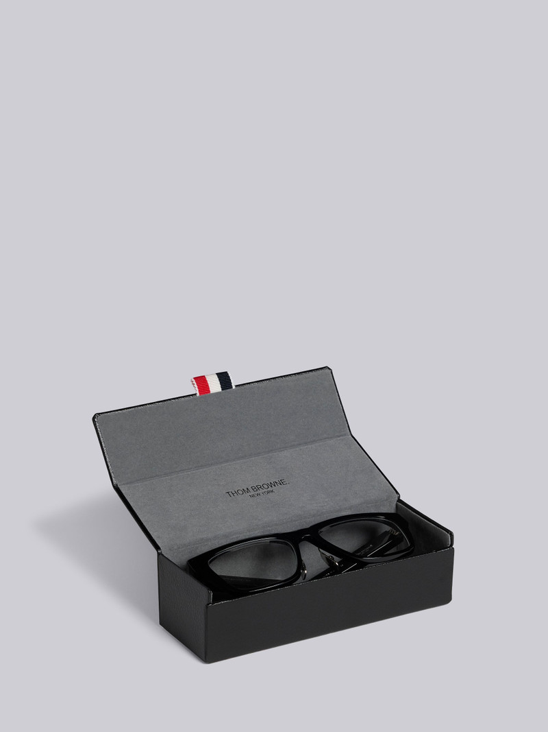 TB715 - Black Wide Fit Square Glasses 5