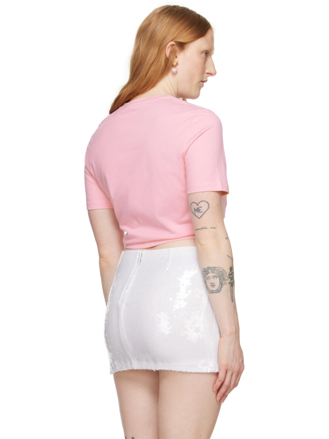 Pink Embroidered T-Shirt - 3