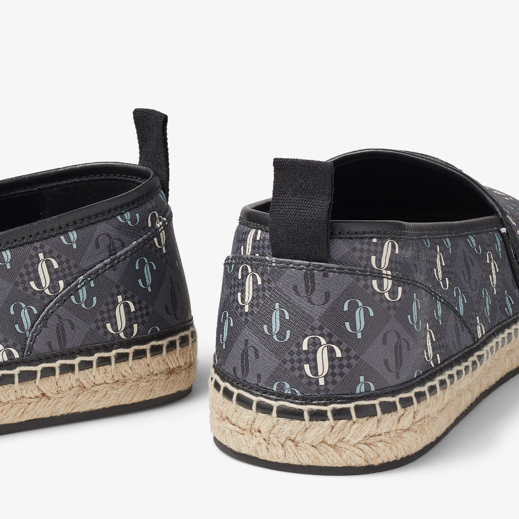 Eggon
Smoke JC Monogram Leather Espadrilles - 3