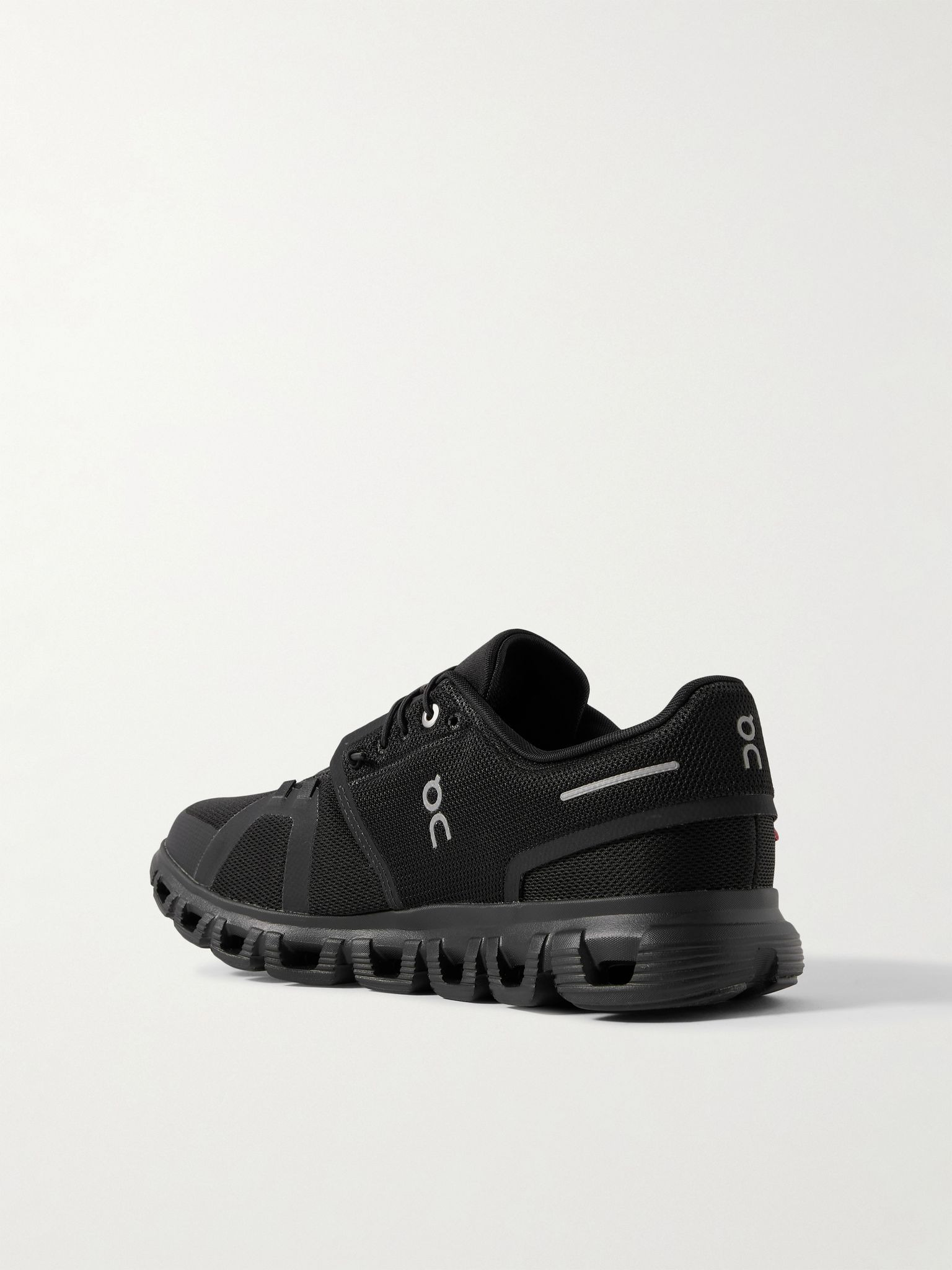 Cloud 6 Rubber-Trimmed Mesh Slip-On Sneakers Black - 4