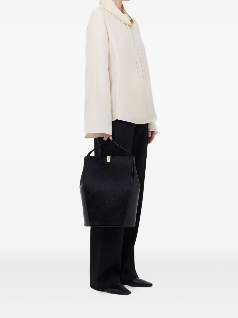 Cyna drawstring-neck top - 3