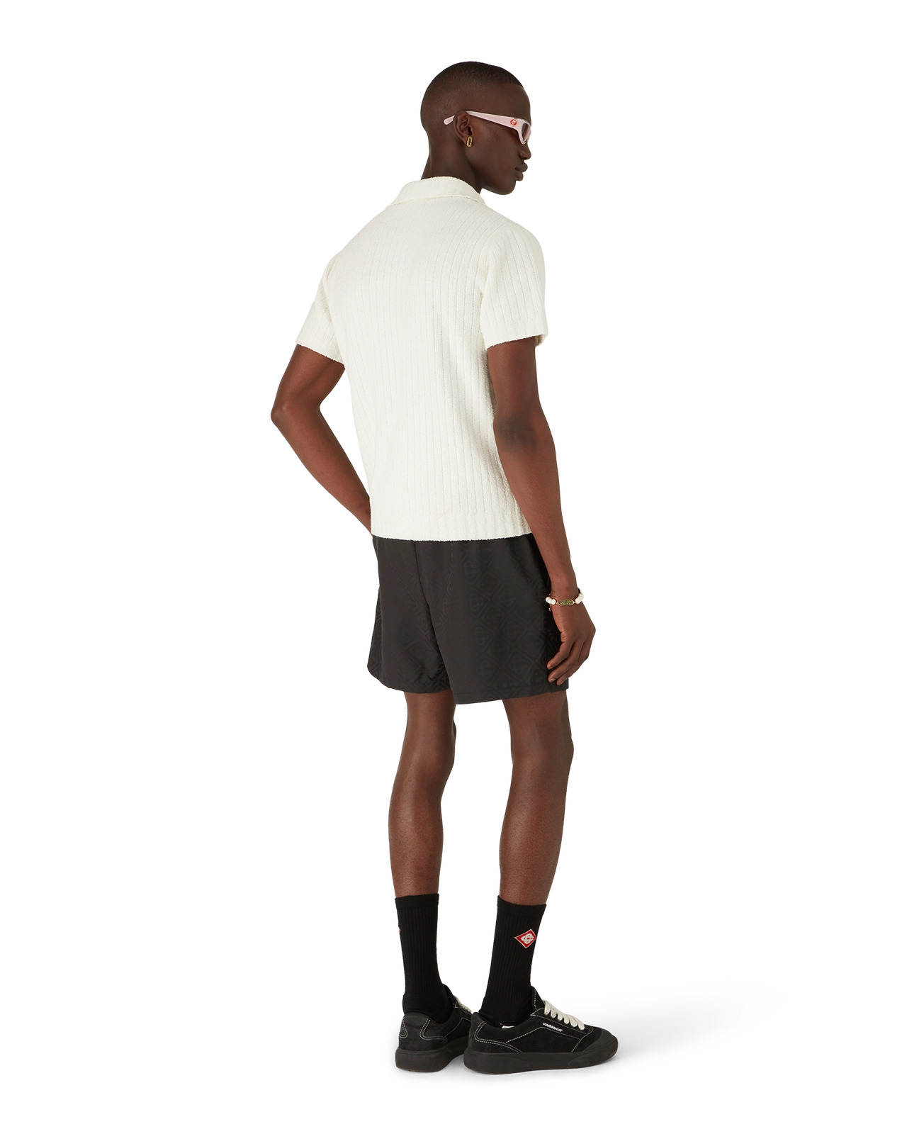 Monogram Jacquard Swim Shorts | Casablanca Paris - 3