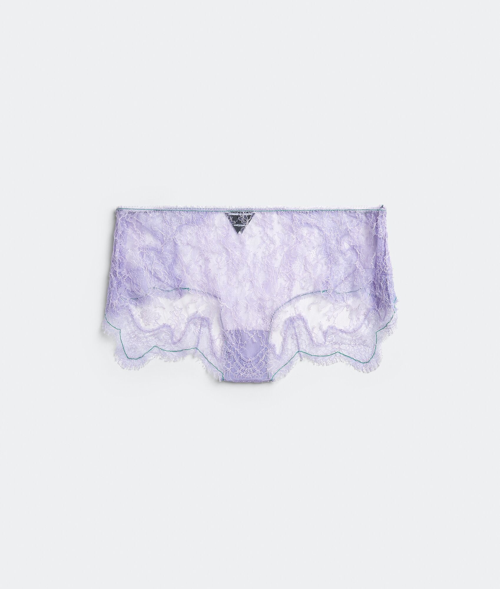 floral lace briefs - 2