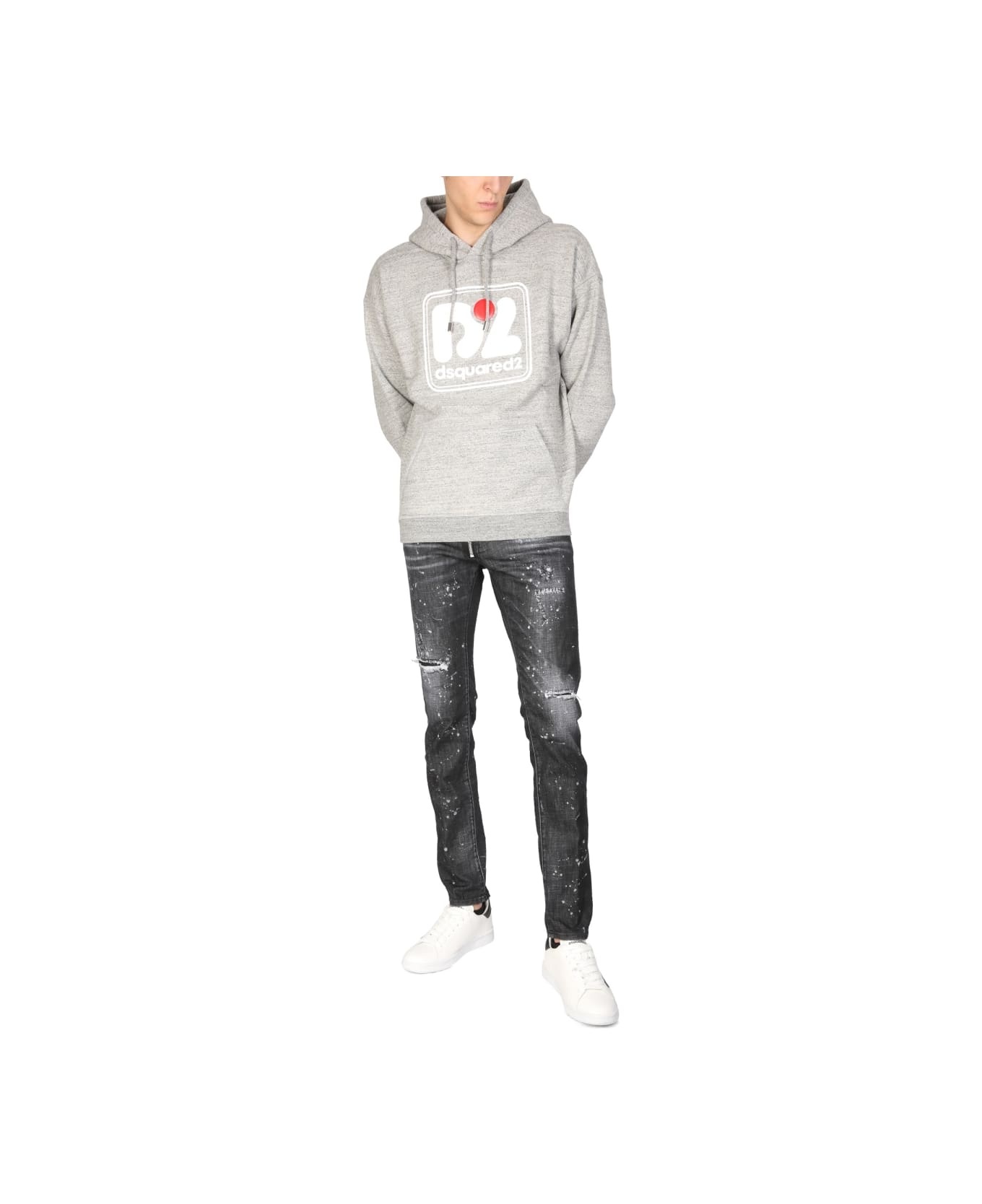 Camo Patch Herca Anorak Sweatshirt - 2
