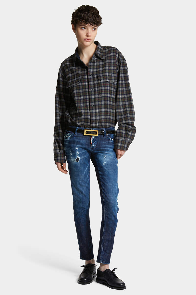 DARK MIDNIGHT BLUE WASH JENNIFER JEANS 3