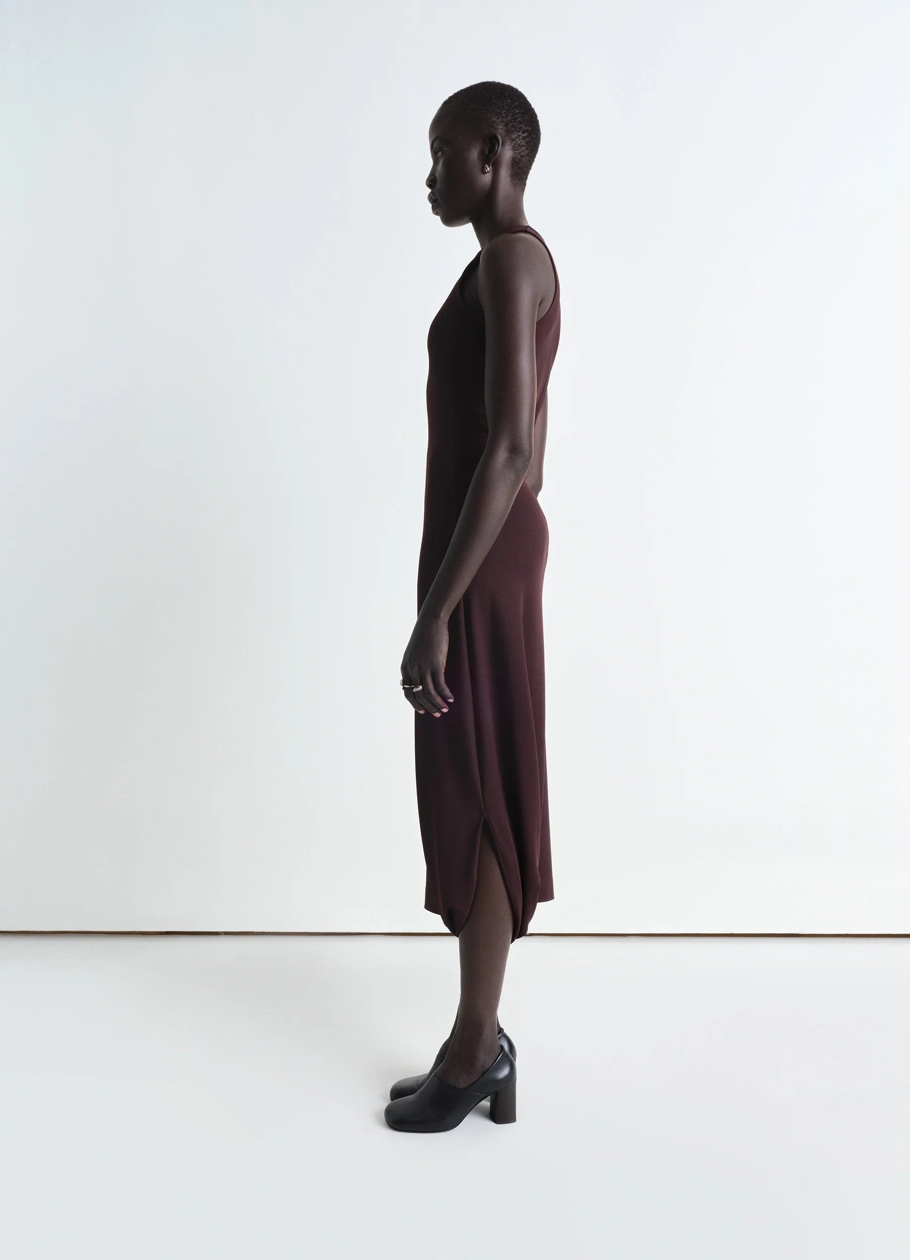 TWISTED HEM DRESS - 5