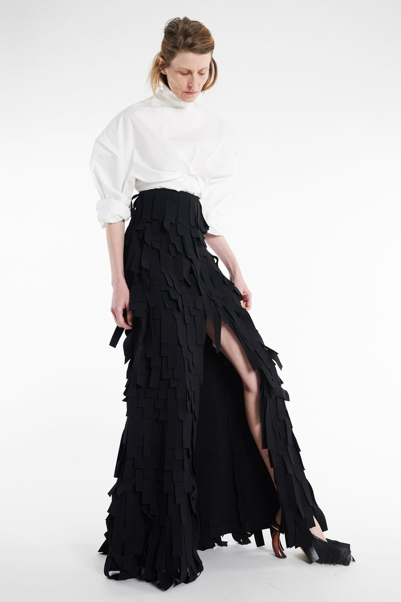 MULTI RECTANGLE SKIRT BLACK 6