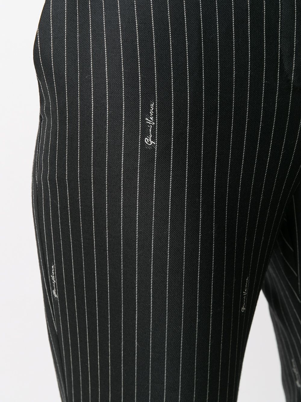 pinstripe tailored trousers - 5