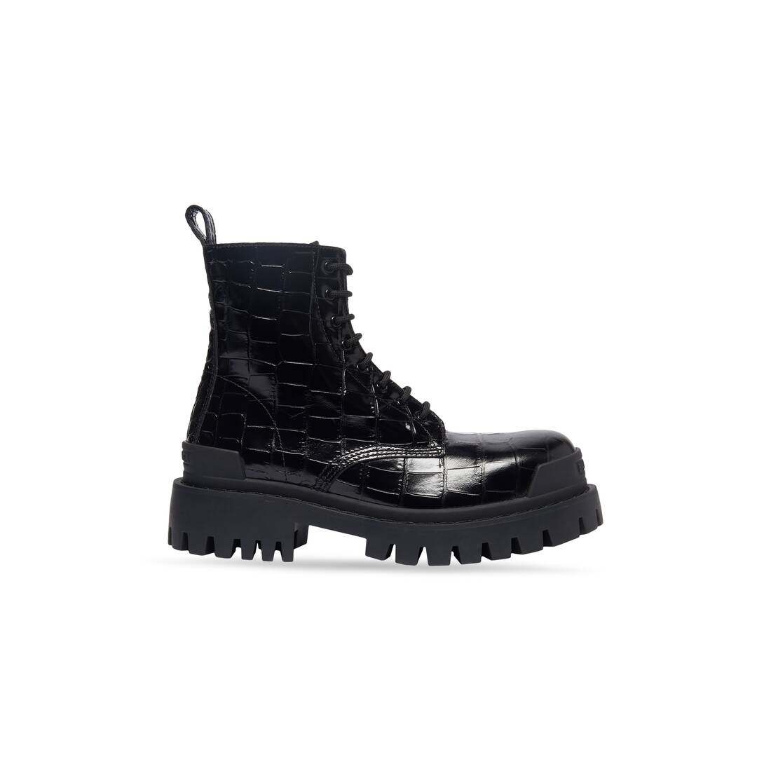 Women's Bulldozer Lace-up Boot in Black