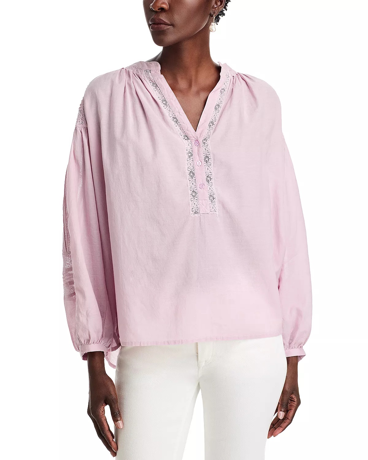 Nipoa Lace Trim Top - 1