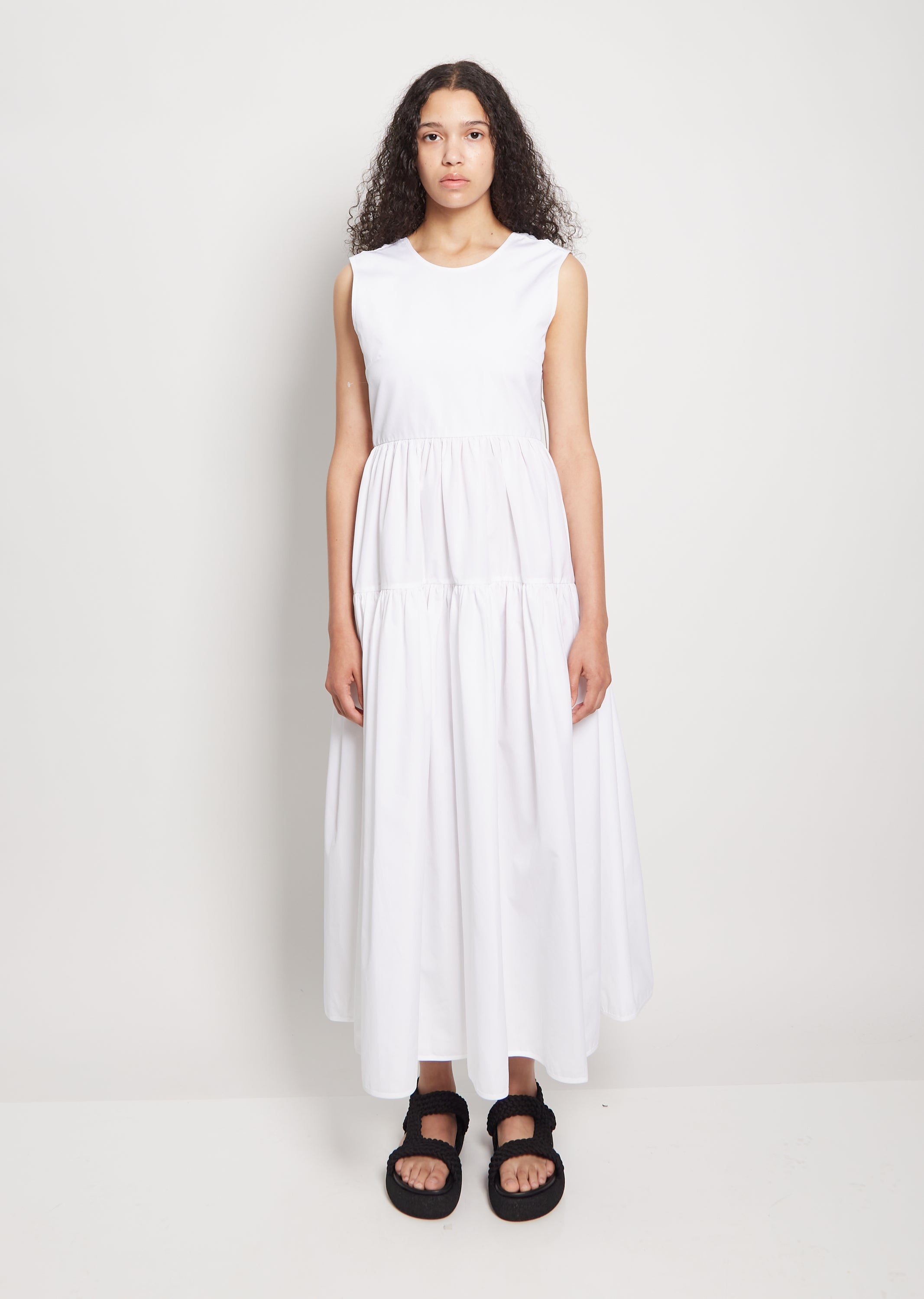CECILIE BAHNSEN Ruth Gown — White | lagarconne | REVERSIBLE