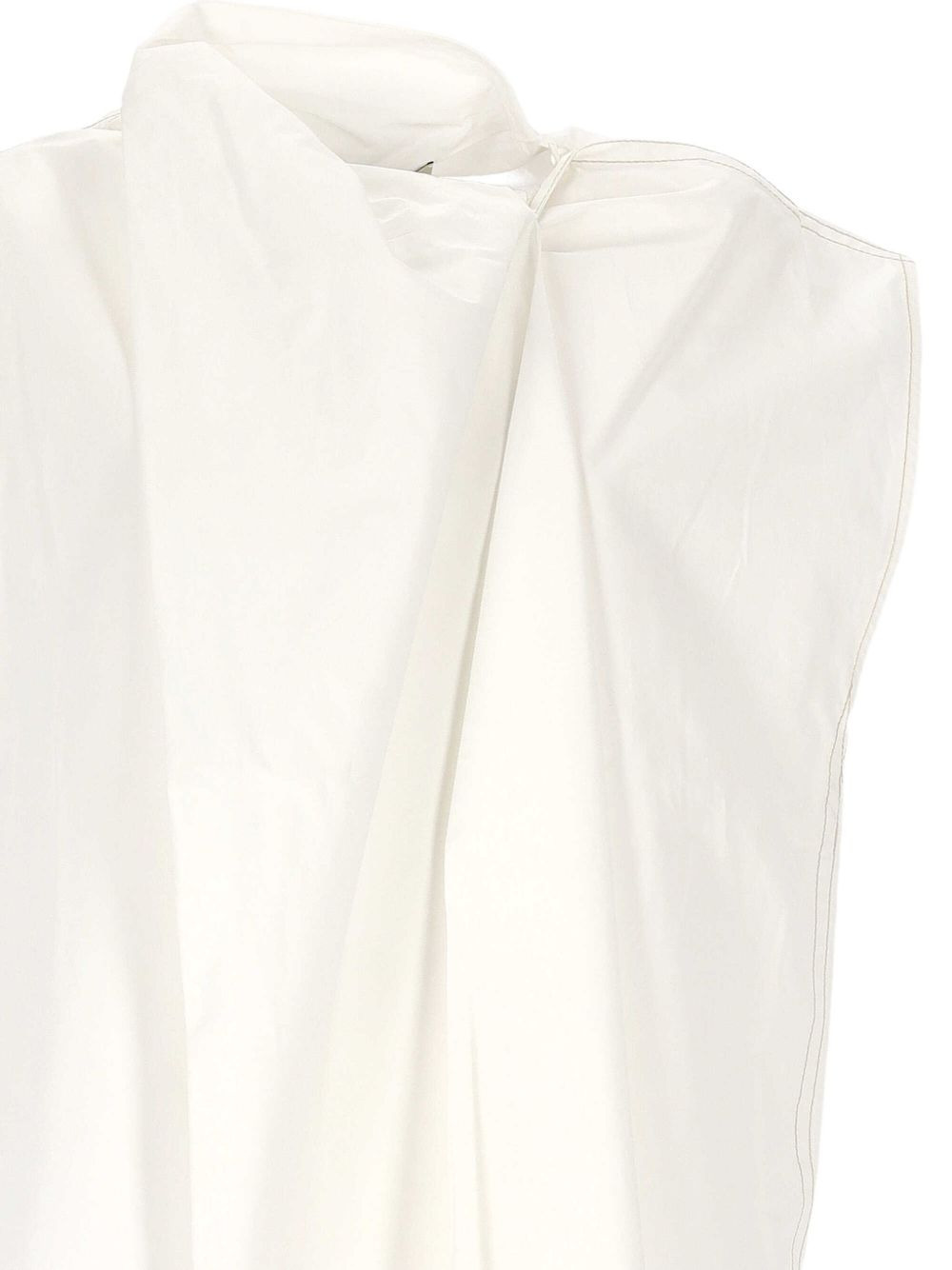draped cotton top - 3