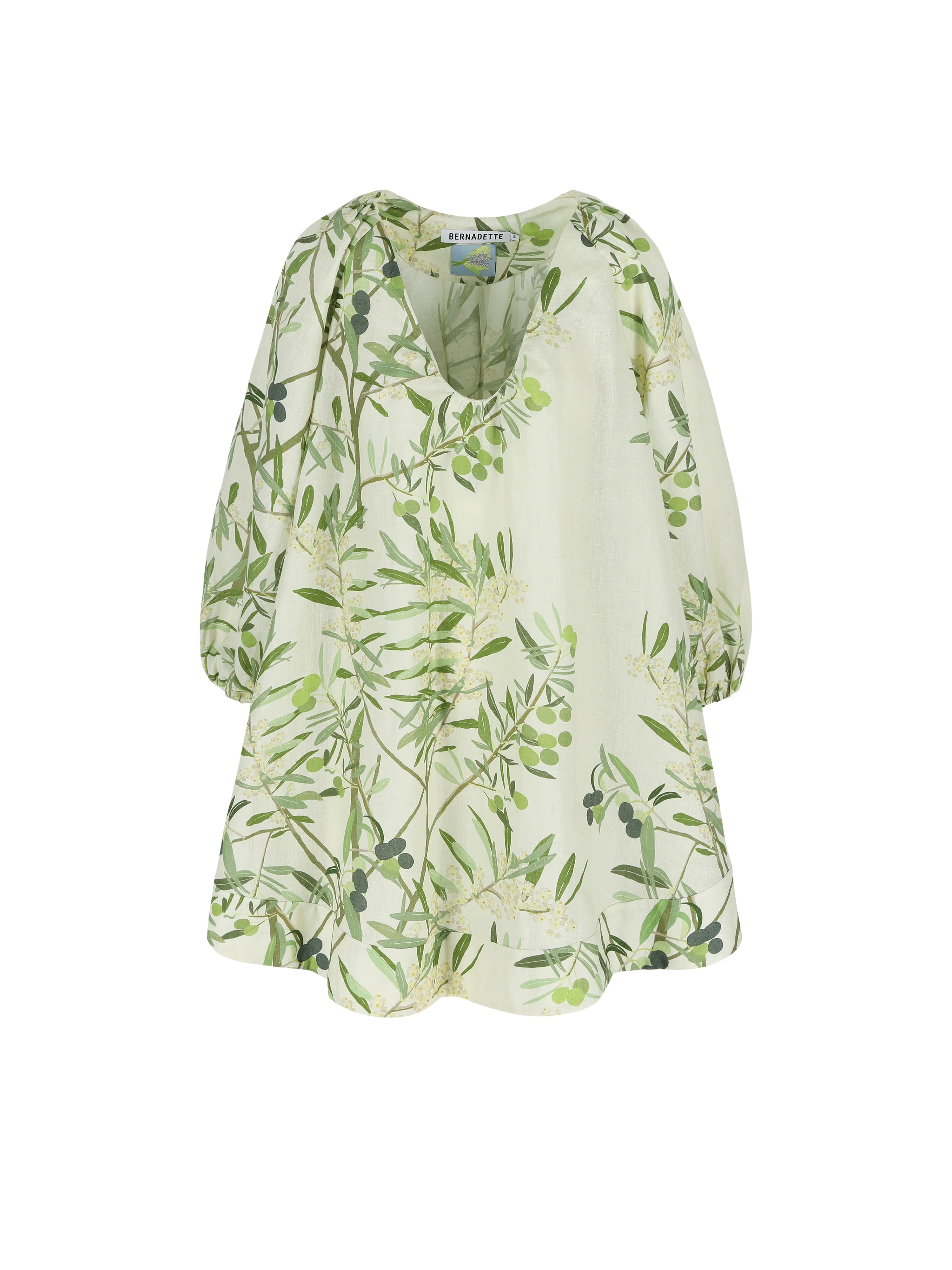 Short Dress Georgette - 1