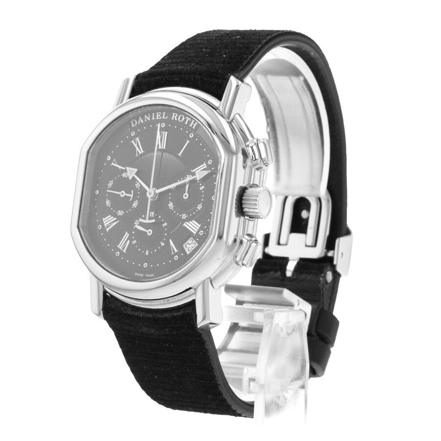 Daniel Roth - Pre-owned Daniel Roth Masters Chronograph Automatic Black Dial Men's Watch S247 - 4