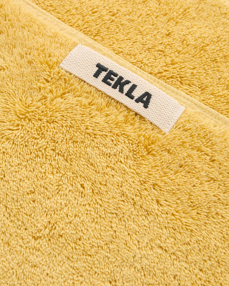 Tekla Terry Bath Towel Ochre 3