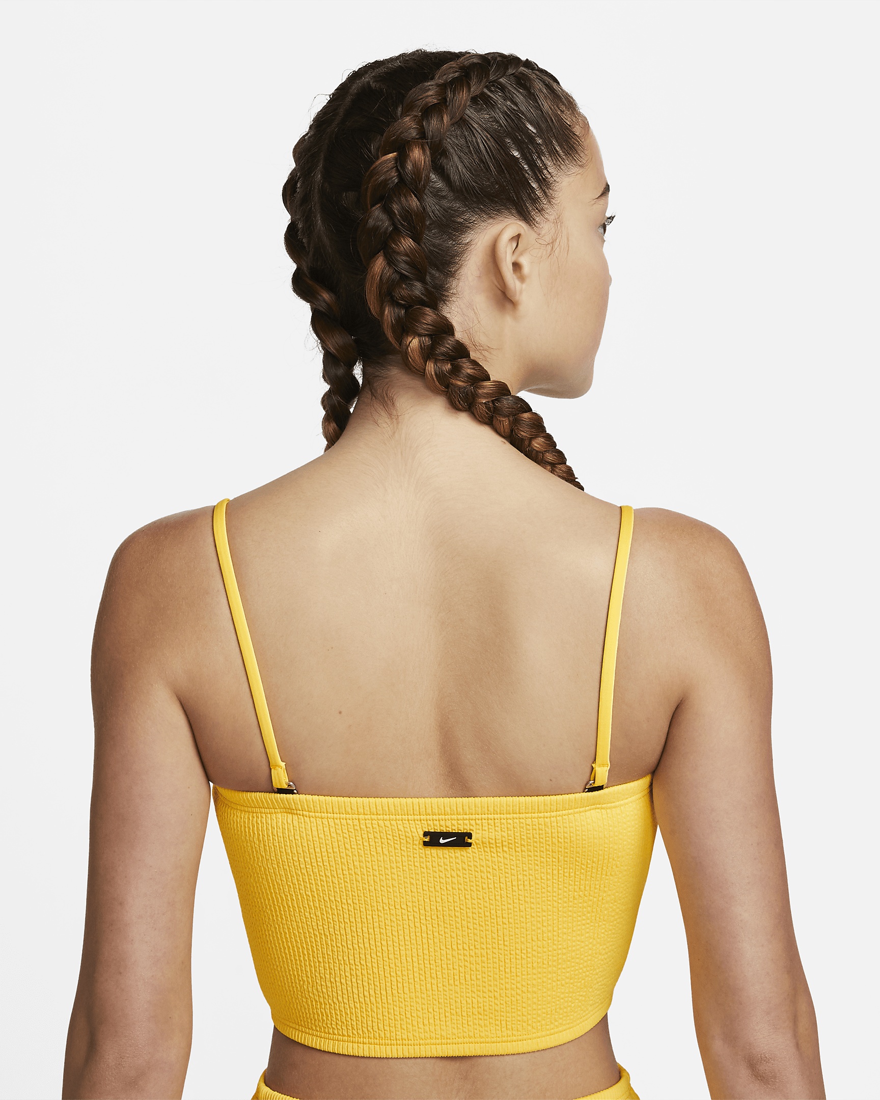 Nike Women's Bandeau Midkini Swim Top - 2