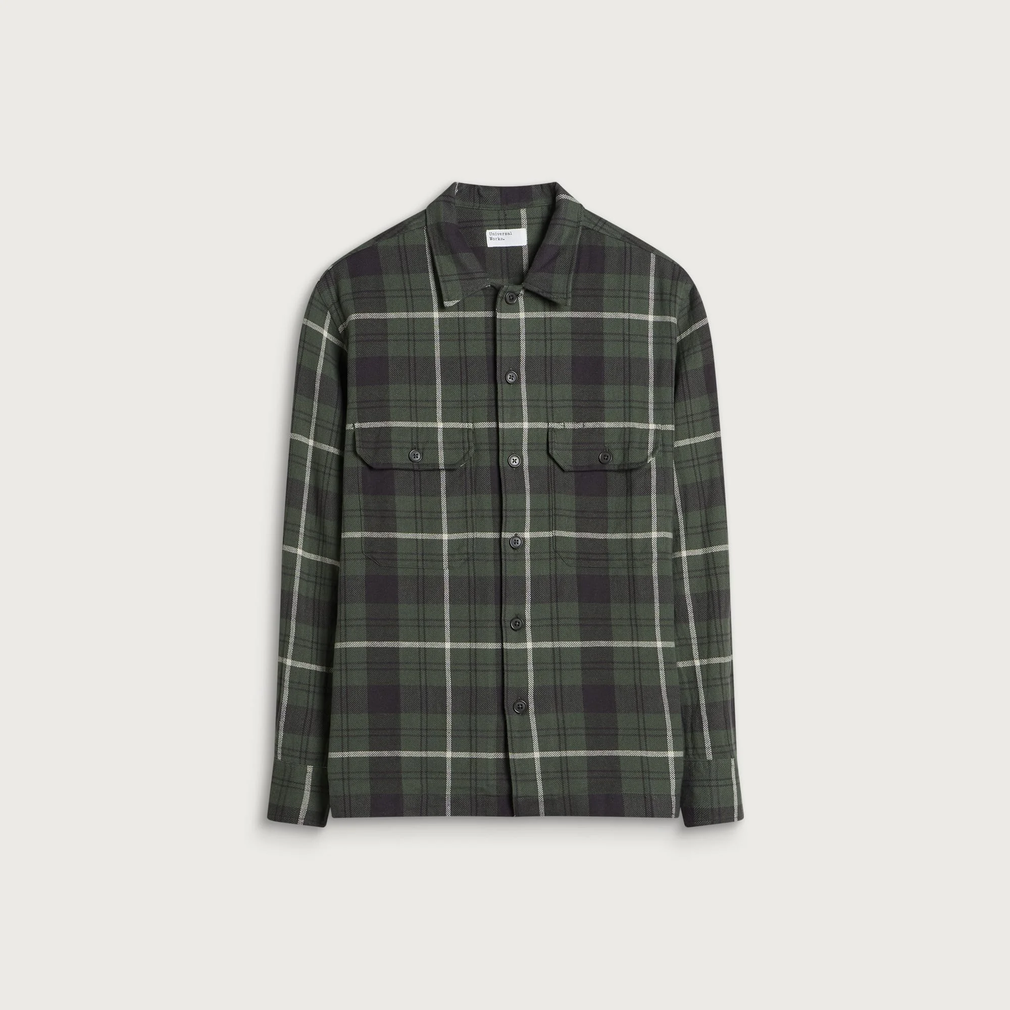 Universal Works Washed Check Utility Shirt - 1